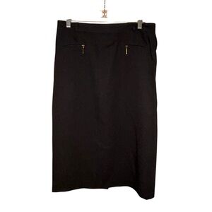 Basler Horst Basler Black Wool Blend‎ Pencil Skirt Womens EU 42 UK 16 Career